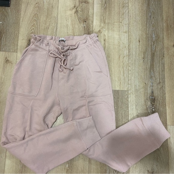Abercrombie and Fitch Paperbag Sweatpants Pink - Picture 7 of 7